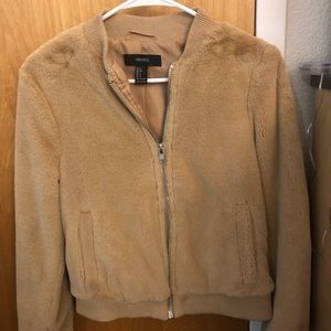 Size small women’s fuzzy brown jacket